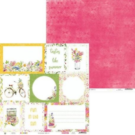 Scrapbook papír 12x12, Piatek13 Paper / The Four Seasons - Summer - 5 (1 lap)