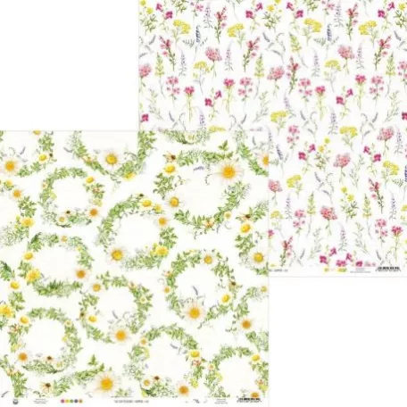 Scrapbook papír 12x12, Piatek13 Paper / The Four Seasons - Summer - 3 (1 lap)