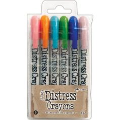   Zsírkréta , Tim Holtz distress crayons / set no.6 -  (1 csomag)