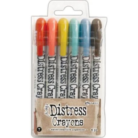 Zsírkréta , Tim Holtz distress crayons / set no.7 -  (1 csomag)