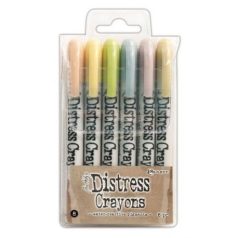   Zsírkréta , Tim Holtz distress crayons / set no.8 -  (1 csomag)