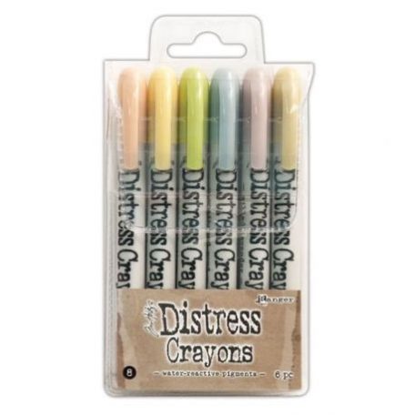Zsírkréta , Tim Holtz distress crayons / set no.8 -  (1 csomag)