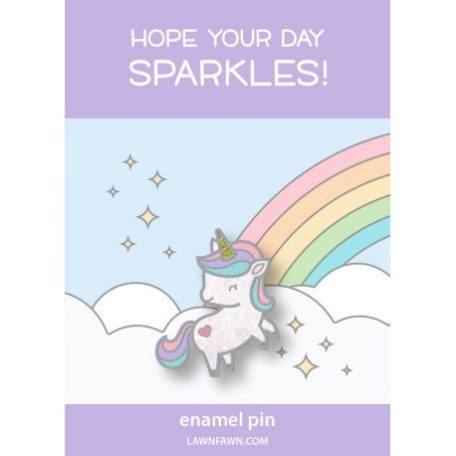 Kitűző , Lawn Ornaments Enamel Pin / my little unicorn enamel pin -  (1 db)