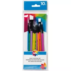 Ecsetkészlet , Basic Painting Set / Brush Round -  (10 db)