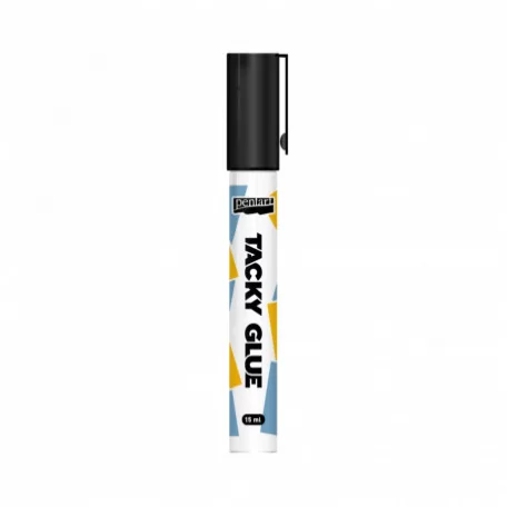 Öntapadóra száradó ragasztó toll 15 ml, Tacky glue pen /  (1 db)