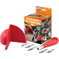   Linómetsző készlet , Essdee Linocut / Cutter & Safety Hand Guard Set (1 csomag)