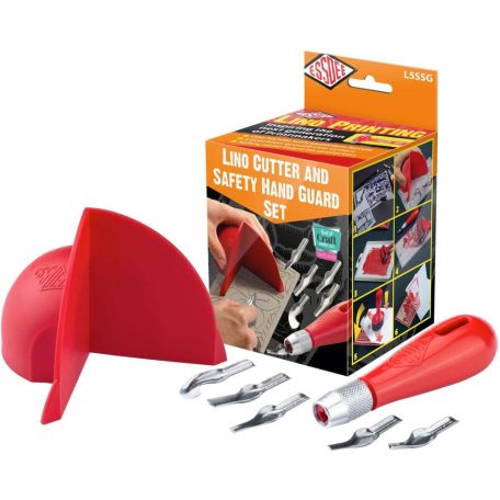 Linómetsző készlet , Essdee Linocut / Cutter & Safety Hand Guard Set (1 csomag)