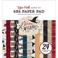   Papírkészlet 6", Echo Park Witches and Wizards / Paper Pads - Kétoldalas (24 lap)