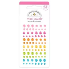   Díszítőelem , Doodlebug Design / Hey Cupcake Assortment Mini Jewels (84db)  -  (1 csomag)