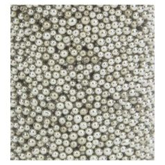   Szórógyöngy , MIXED MEDIA Caviar Breads /  - Silver (1 csomag)