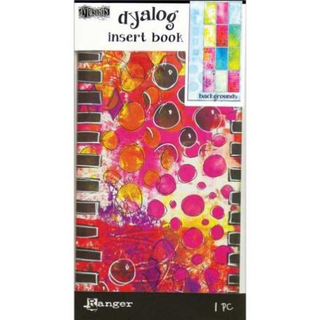 Art Journal , Dylusions dyalog insert books /  - 24 pages 11x21cm backgrounds (1 db)