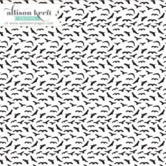   Átlátszó fólia 12", Birds Black / Webster's Pages Overlays -  (1 ív)