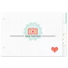 Chipboard Album , Our Travels / Webster's Pages Chipboard Book (1 csomag)