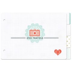   Chipboard Album , Our Travels / Webster's Pages Chipboard Book (1 csomag)