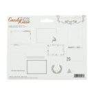 Átlátszó fólia díszítőelem , Candy Cane Lane / Teresa Collins Photo Overlays (1 csomag)