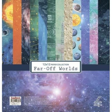 Papírkészlet 12", Far-Off Worlds / SB Paper Collection (1 csomag)