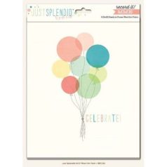   Kreatív papír - 6 db A4, Just Splendid - Record It! / My Mind's Eye Word Art Pack (1 csomag)