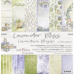   Papírkészlet 12", Lavender Bliss / Craft O'Clock Mixed Media - Paper Collection (1 csomag)