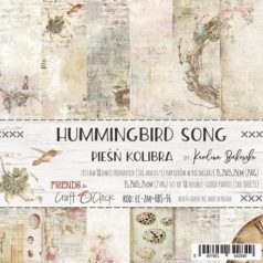   Papírkészlet 6", Hummingbird Song / Craft O'Clock Mixed Media - Paper Collection (1 csomag)