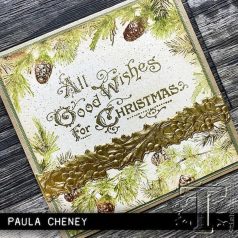   SIZZIX domborító mappa, 664404 Holly Berries  / Sizzix 3-D Textured Impressions - Tim Holtz (1 csomag)