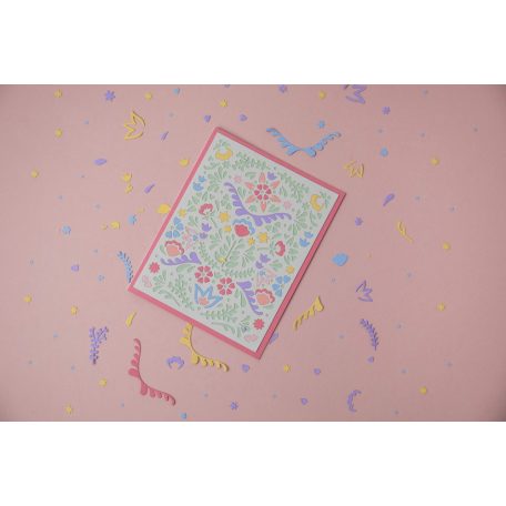 Vágósablon 664478, Folk Mask  / Sizzix Thinlits Die -  (1 csomag)