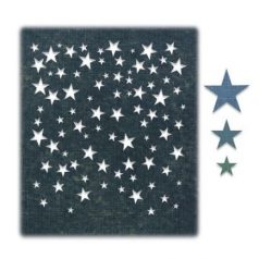  Vágósablon 664732, Falling Stars / Sizzix Thinlits Die - Tim Holtz (1 csomag)