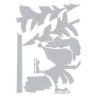 Vágósablon 664750, Thin Ice / Sizzix Thinlits Die - Tim Holtz (1 csomag)