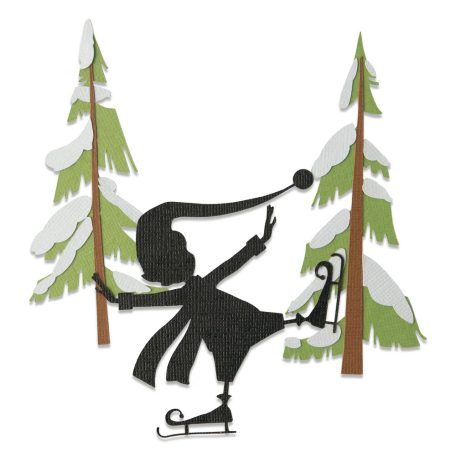 Vágósablon 664750, Thin Ice / Sizzix Thinlits Die - Tim Holtz (1 csomag)