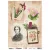 Rizspapír A4, Studio Light Rice Paper / Just Lou Botanical Collection nr.09 -  (1 lap)
