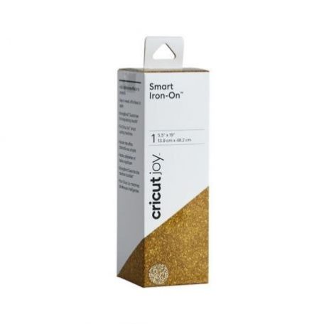 Vasalható fólia 5.5" x 24", Cricut Joy / Smart Iron-On Glitter Gold  (1 csomag)