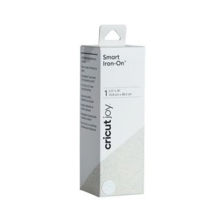 Vasalható fólia 5.5" x 24", Cricut Joy / Smart Iron-On Glitter White  -  (1 csomag)