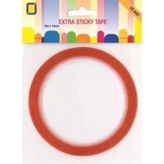   Erős kétoldalas ragasztószalag 15 mm,  / JEJE Produkt Extra Sticky Tape  (10 méter)