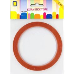   Erős kétoldalas ragasztószalag 6 mm,  / JEJE Produkt Extra Sticky Tape (10 méter)
