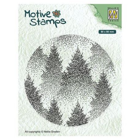 Szilikonbélyegző , Nellie's Clear stamps / Misty Forest -  (1 csomag)