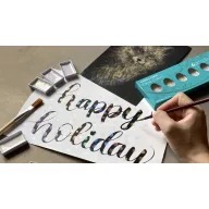   Kuretake Gansai Tambi Set Metallic & Pearl / Opal Colors - akvarell festék készlet (6 szín)