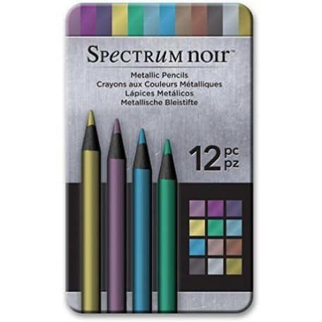 Metál ceruza készlet - Spectrum Noir Pencils / Metallic Pencils -  (12 db)