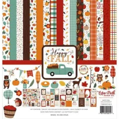   Echo Park Scrapbook Papírkészlet 12" (30 cm) Happy Fall Collection Kit (1 csomag)
