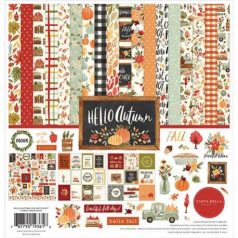   Papírkészlet 12", Carta Bella Hello Autumn / Collection Kit -  (1 csomag)