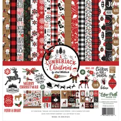   Echo Park Scrapbook Papírkészlet 12" (30 cm) A Lumberjack Christmas Collection Kit (1 csomag)