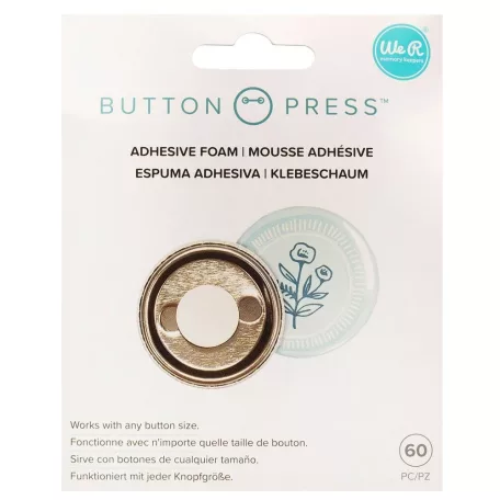 Öntapadós 3D ragasztókorong , WRMK Button Press / Adhesive foam 40pcs (1 csomag)