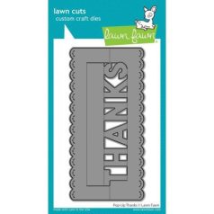   Vágósablon LF2447, Lawn Cuts Custom Craft Die / Pop-Up Thanks -  (1 csomag)