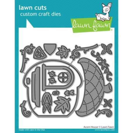 Vágósablon LF2440, Lawn Cuts Custom Craft Die / Acorn House -  (1 csomag)