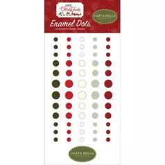   Díszítő pötty , Carta Bella Hello Christmas / Enamel Dots -  (60 db)