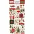 Chipboard 6X12", Carta Bella Hello Christmas / Chipboard Accents -  (1 csomag)