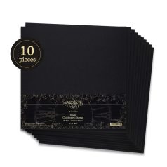   Chipboard lapok / Album alap 12", Graphic 45 Chipboard Sheets / Black -  (10 ív)