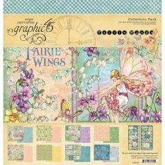   Papírkészlet 12", Graphic 45 Fairie Wings / Paper Pad -  (16 lap)