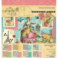   Papírkészlet 8", Graphic 45 Queen / Paper Pad -  (24 lap)