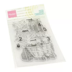   Szilikonbélyegző + vágósablon MM1632, Marianne Design Clear Stamp & Die / Art stamps Harvest -  (1 db)