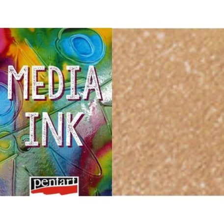 Pentart Média Tinta metál bronz bronze Media Ink (1 db)