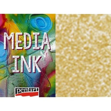 Pentart Média Tinta metál arany gold Media Ink (1 db)
